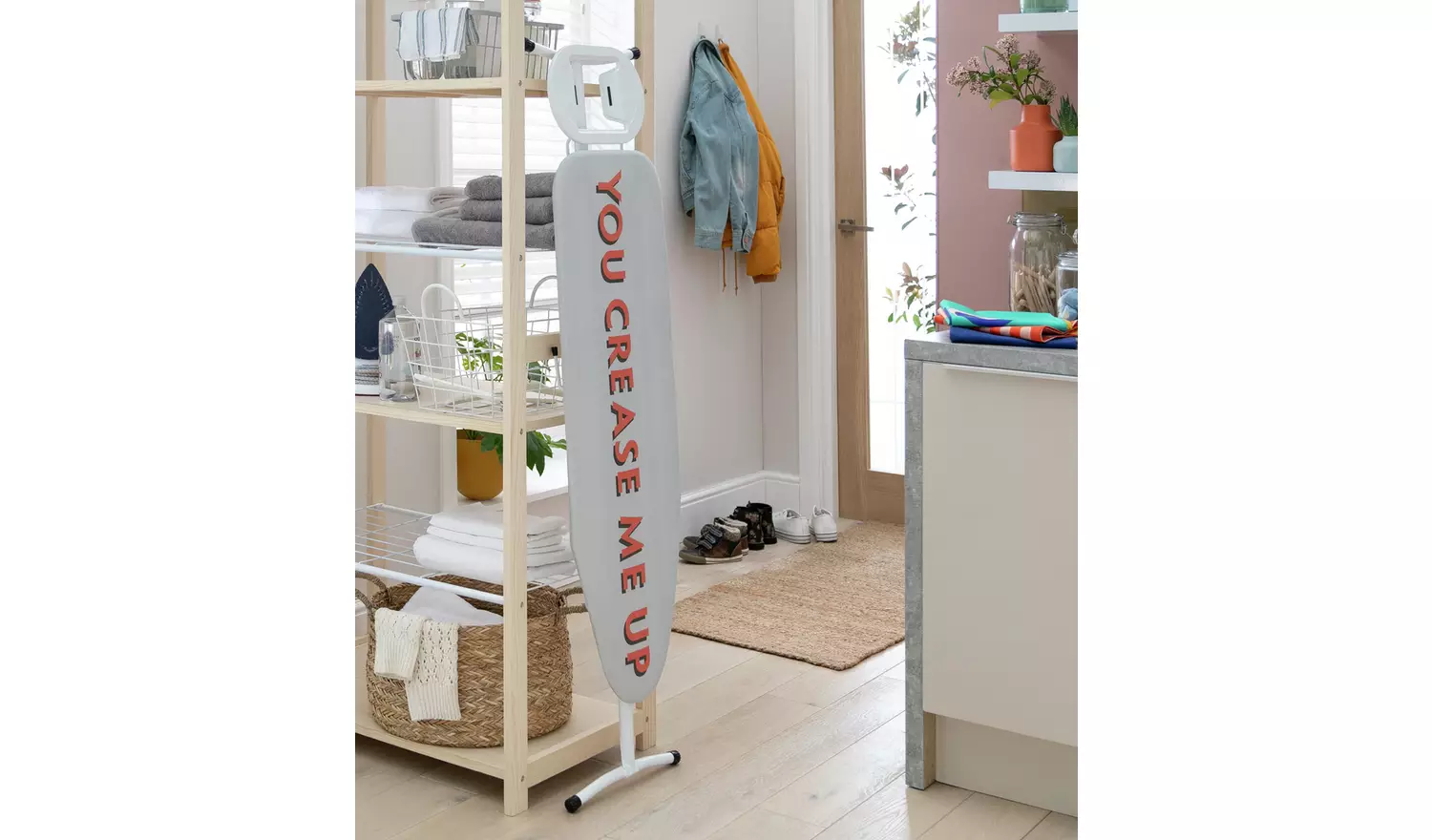 Argos Home Medium 110 x 34cm Ironing Board - Crease Me Up