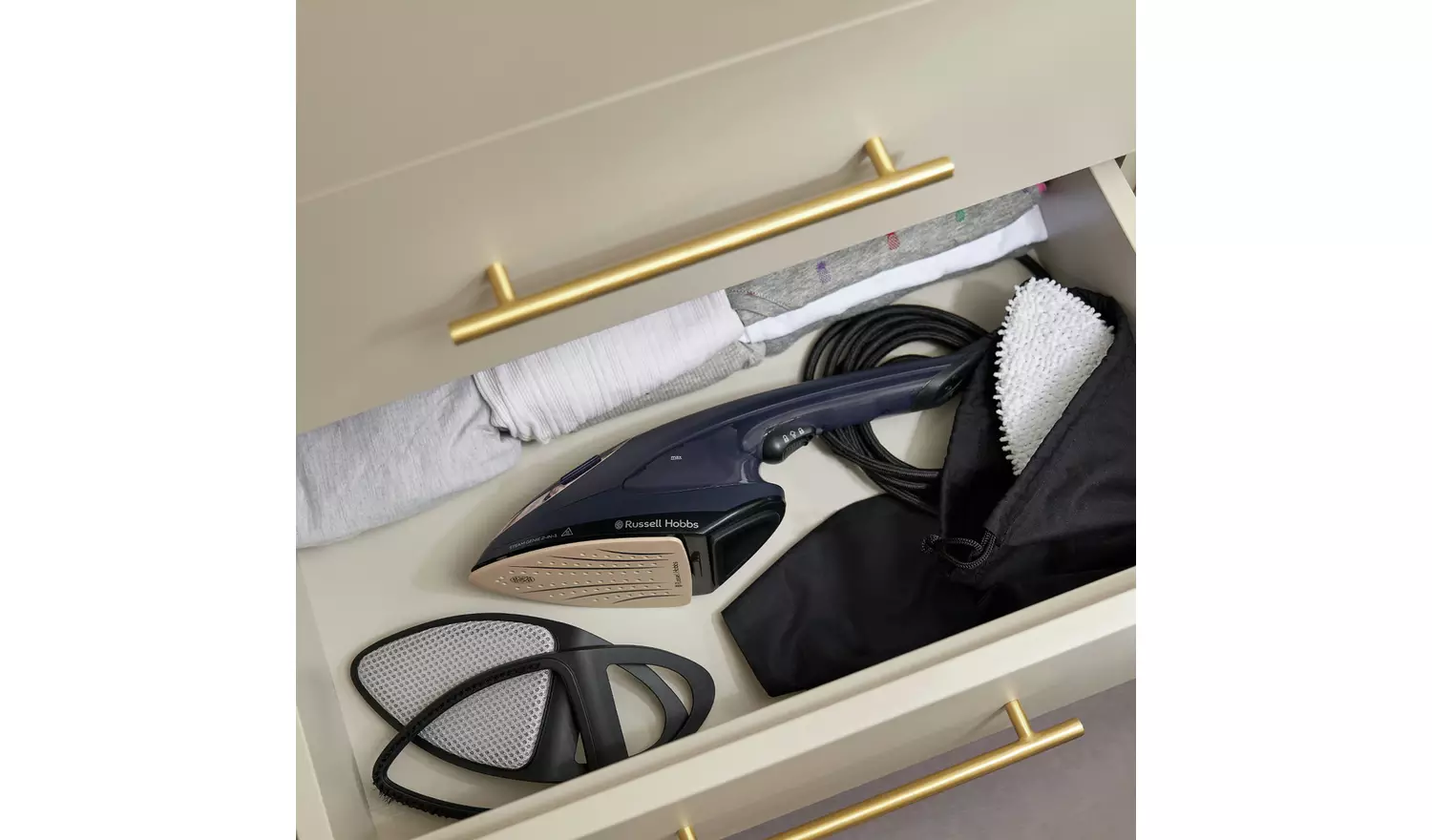 Russell Hobbs Steam Genie 2in1 Handheld Steamer with Iron