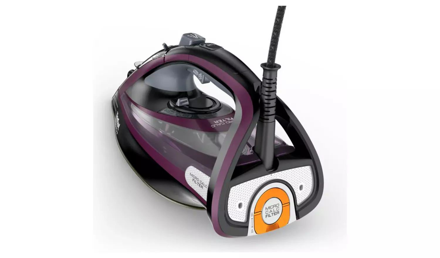 Tefal Ultimate Pure FV9830 Steam Iron - Black & Purple