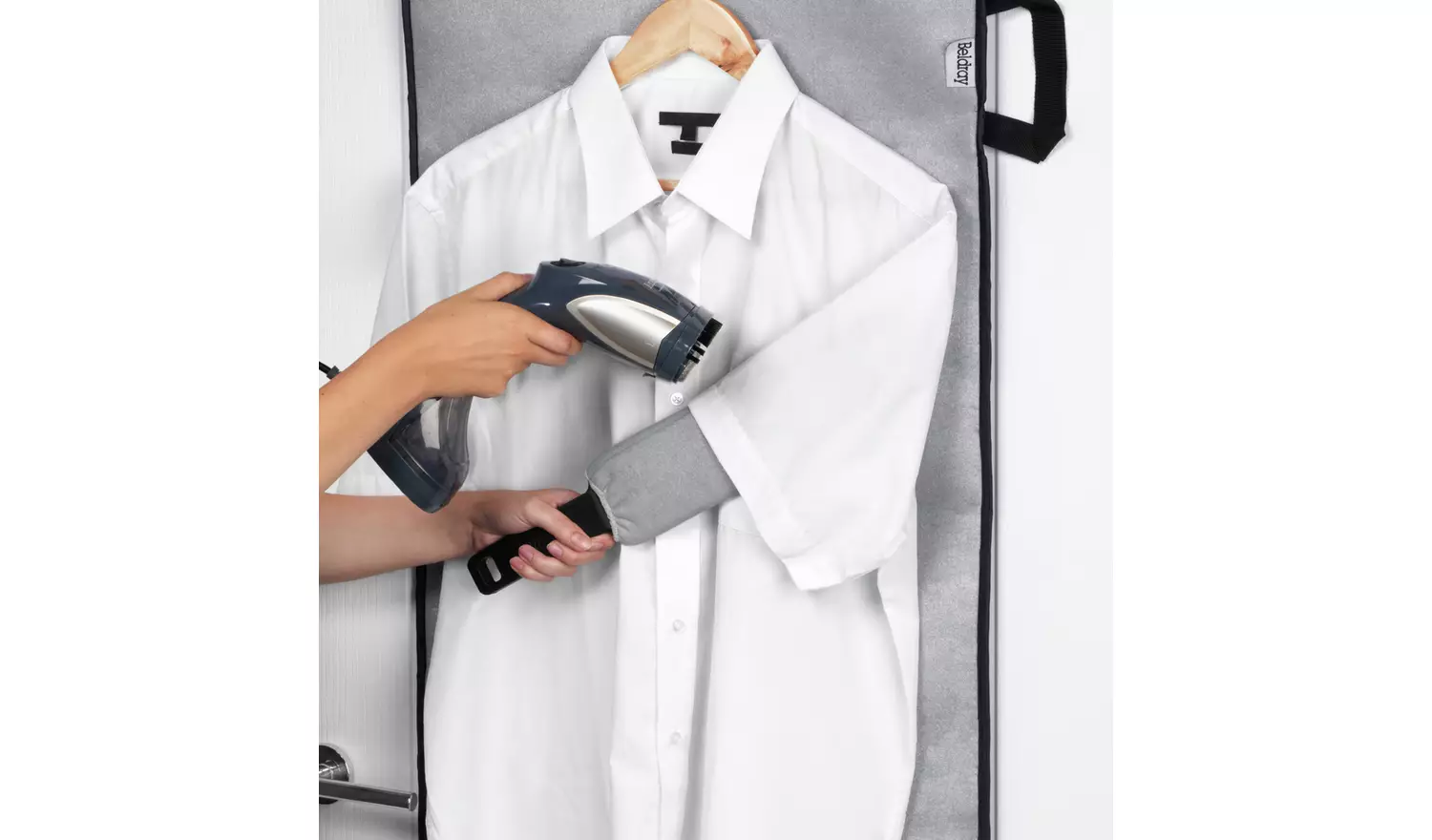 Beldray Handheld Garment Steamer Paddle - Silver