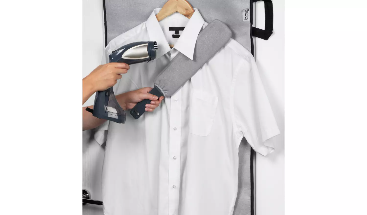 Beldray Handheld Garment Steamer Paddle - Silver