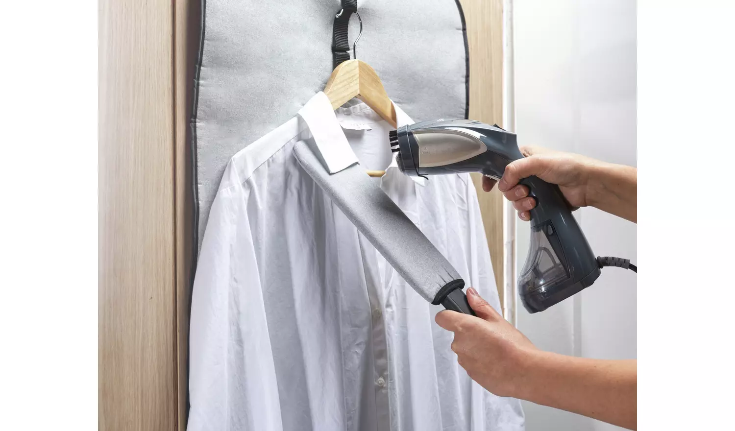 Beldray Handheld Garment Steamer Paddle - Silver