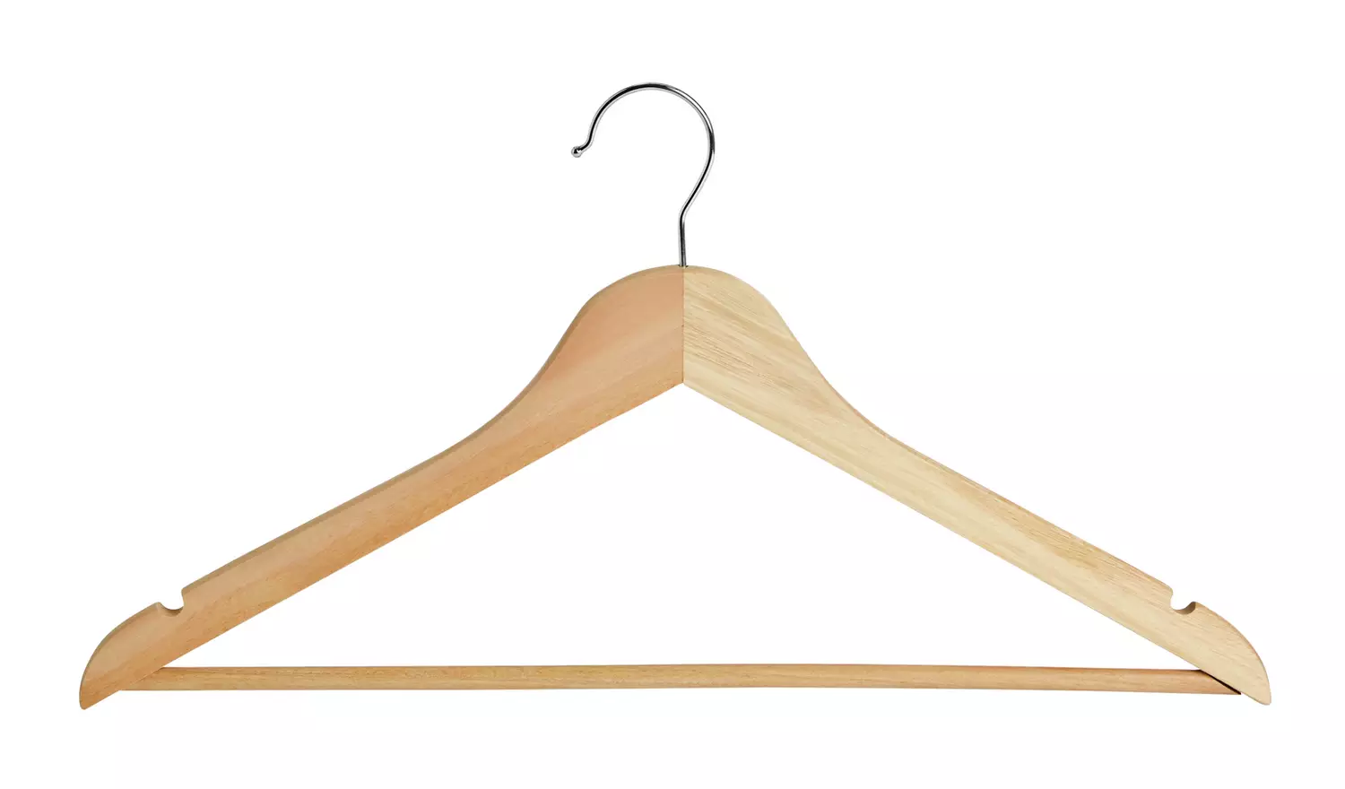 Argos Home Set of 10 Wooden Hangers