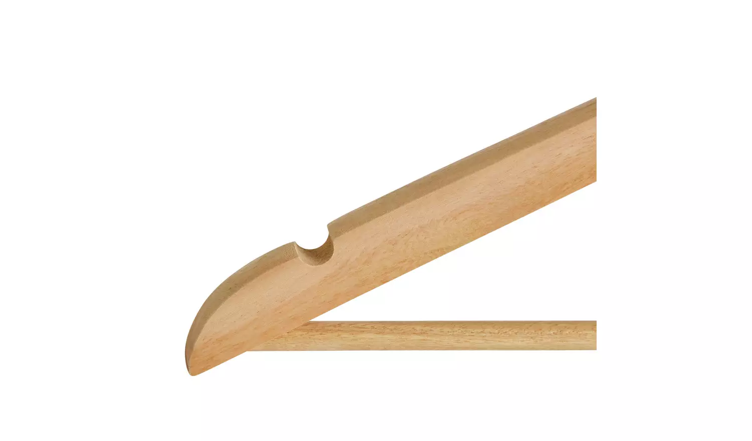 Argos Home Set of 10 Wooden Hangers