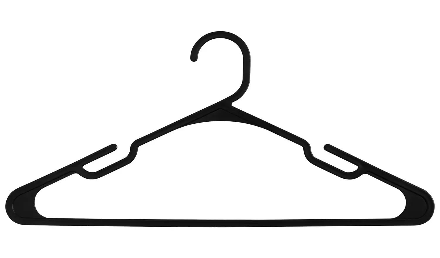 Home Essentials Pack of 20 Plastic Hangers