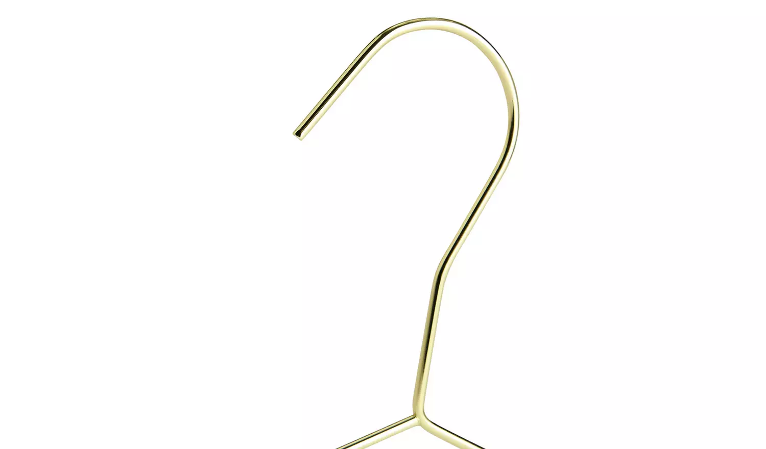 Habitat Pack of 10 Hangers - Golden