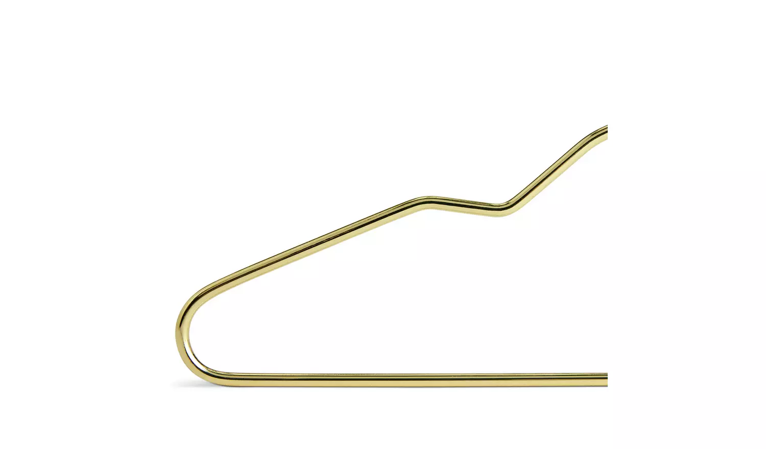 Habitat Pack of 10 Hangers - Golden