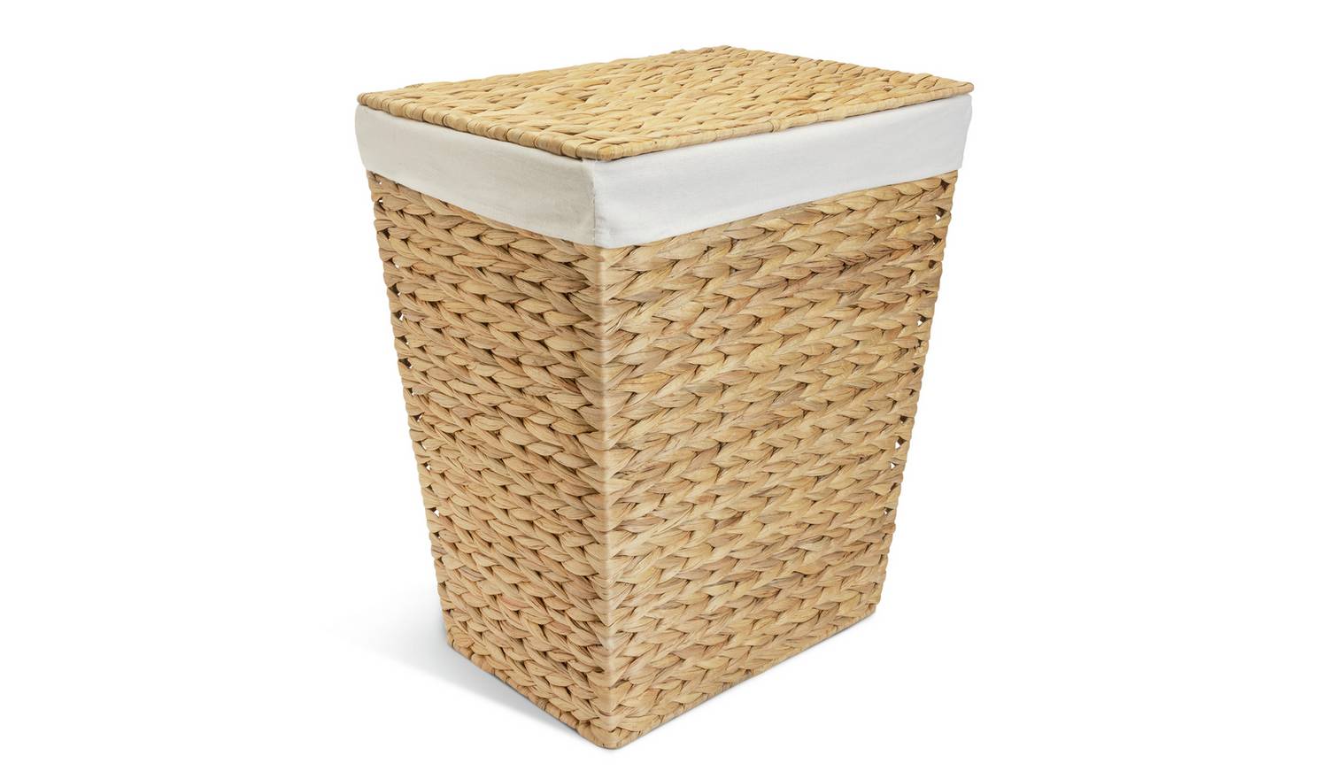 Habitat Rectangle Water Hyacinth Laundry Basket - Natural