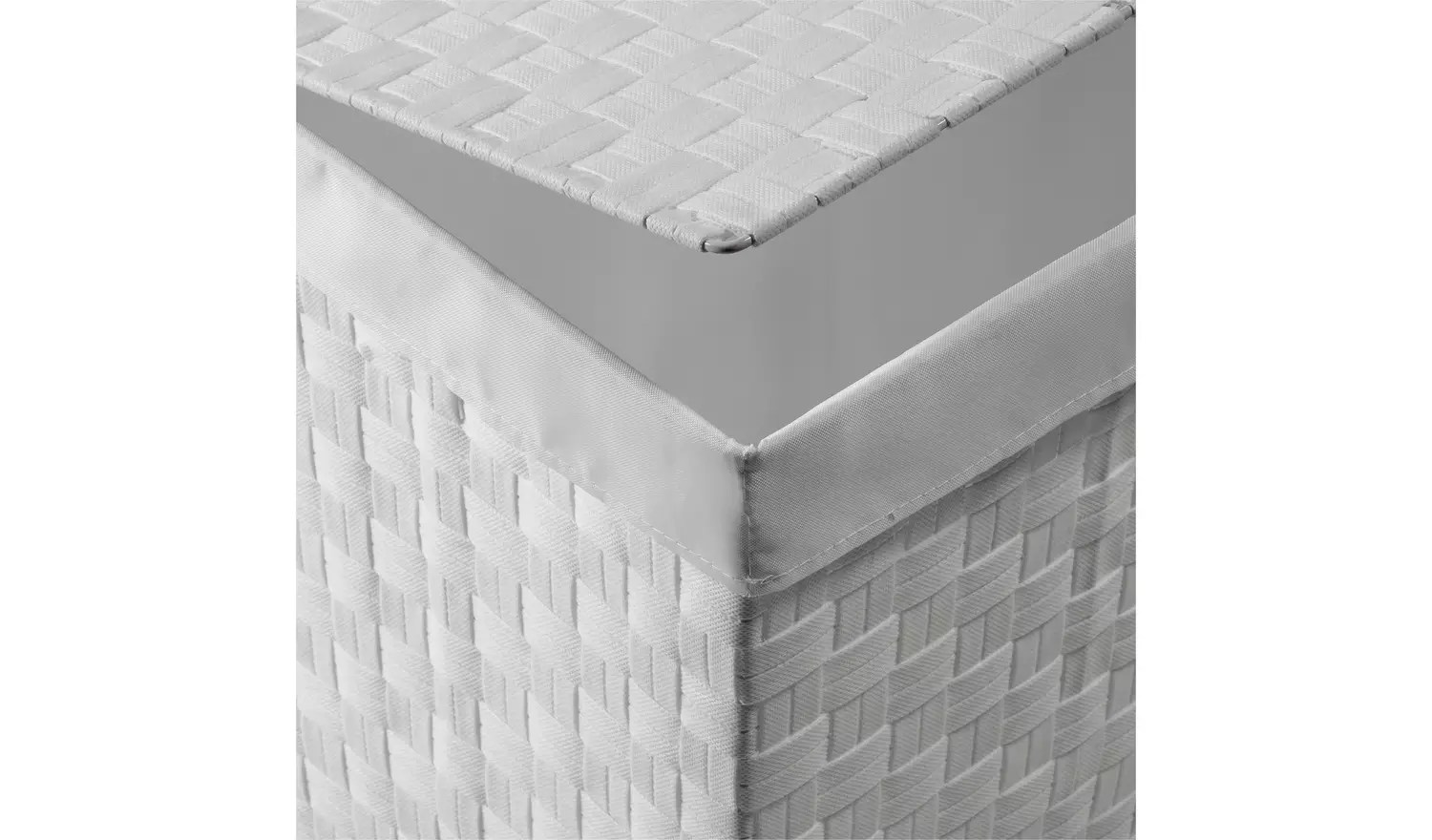 Argos Home 60 Litre Yarn Laundry Bin - White