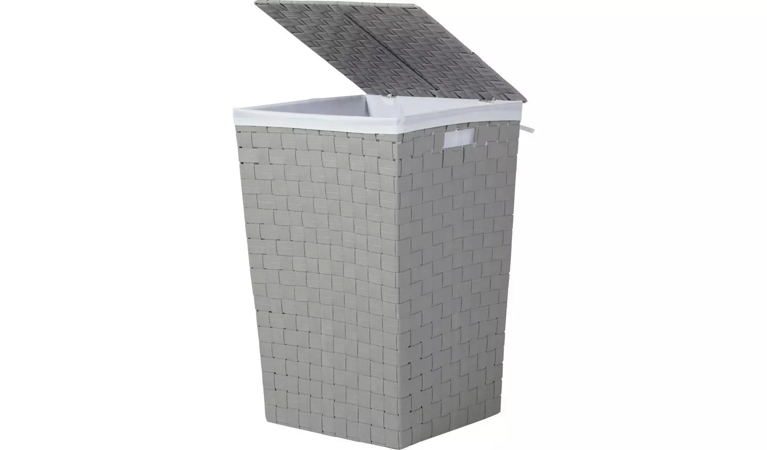 Argos Home 60 Litre Yarn Laundry Bin - Flint Grey