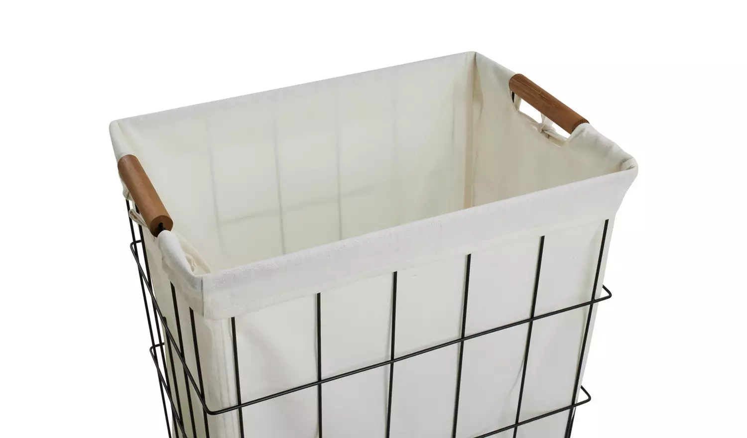 Habitat Industrial Laundry Basket - White