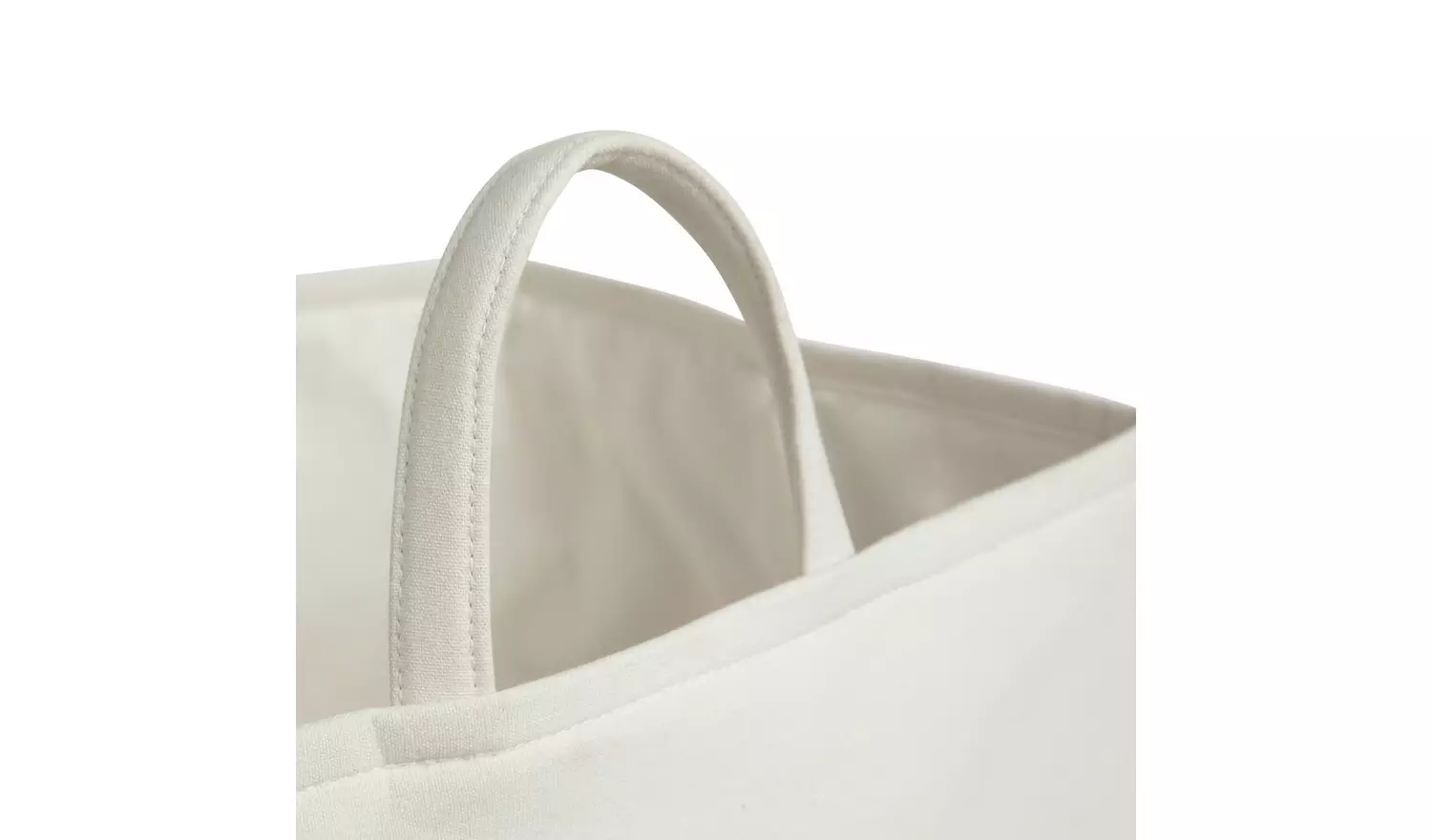 Argos Home 75 Litre Cotton Collapsible Laundry Bag - Cream