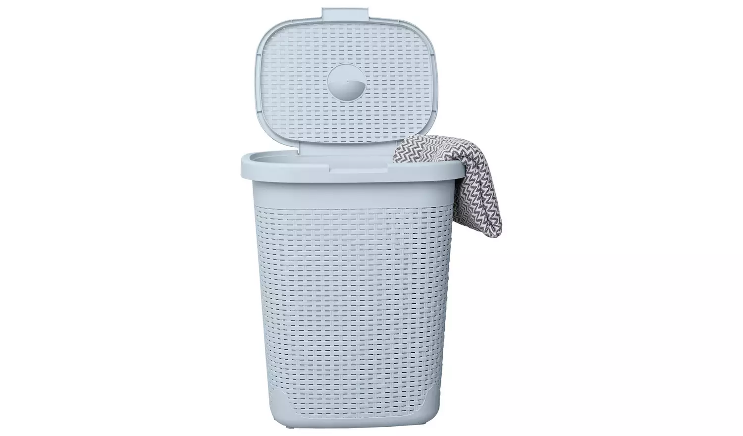Addis Rattan 50 Litre Laundry Basket - Grey