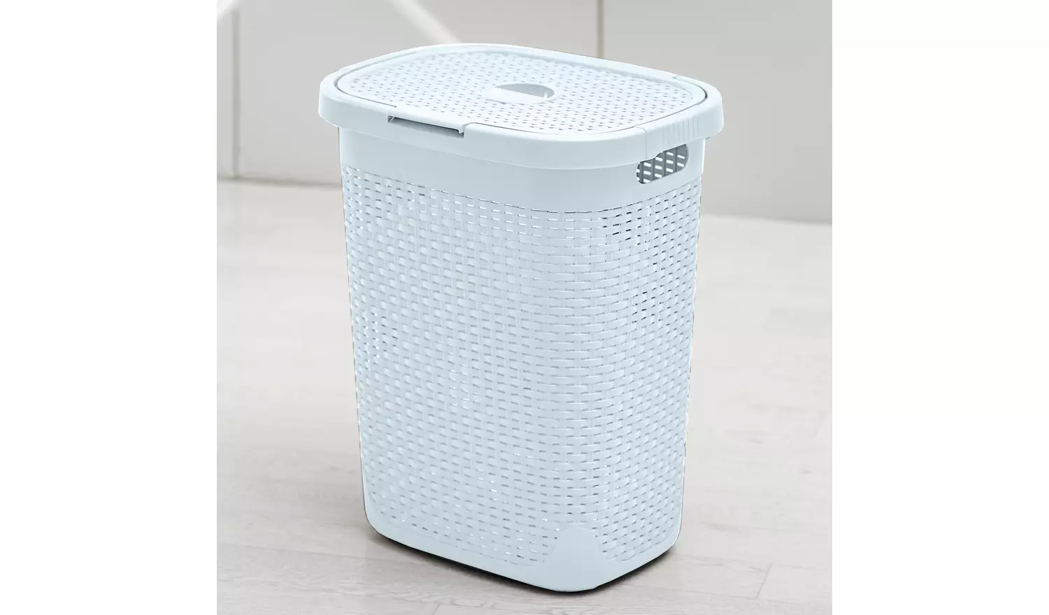 Addis Rattan 50 Litre Laundry Basket - Grey