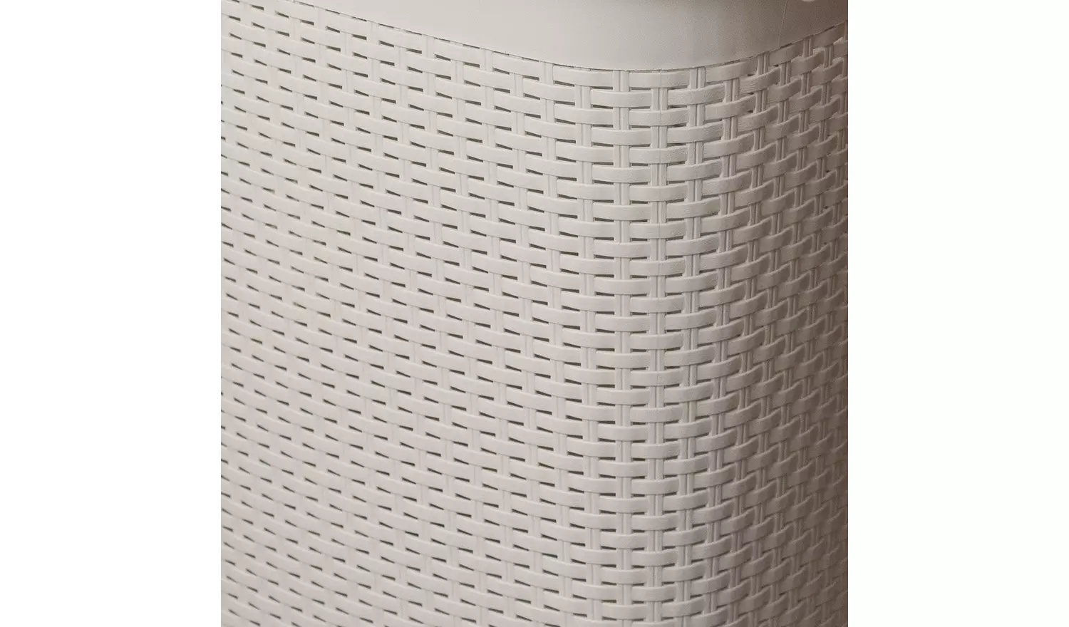 Addis Rattan 50 Litre Laundry Basket - Grey