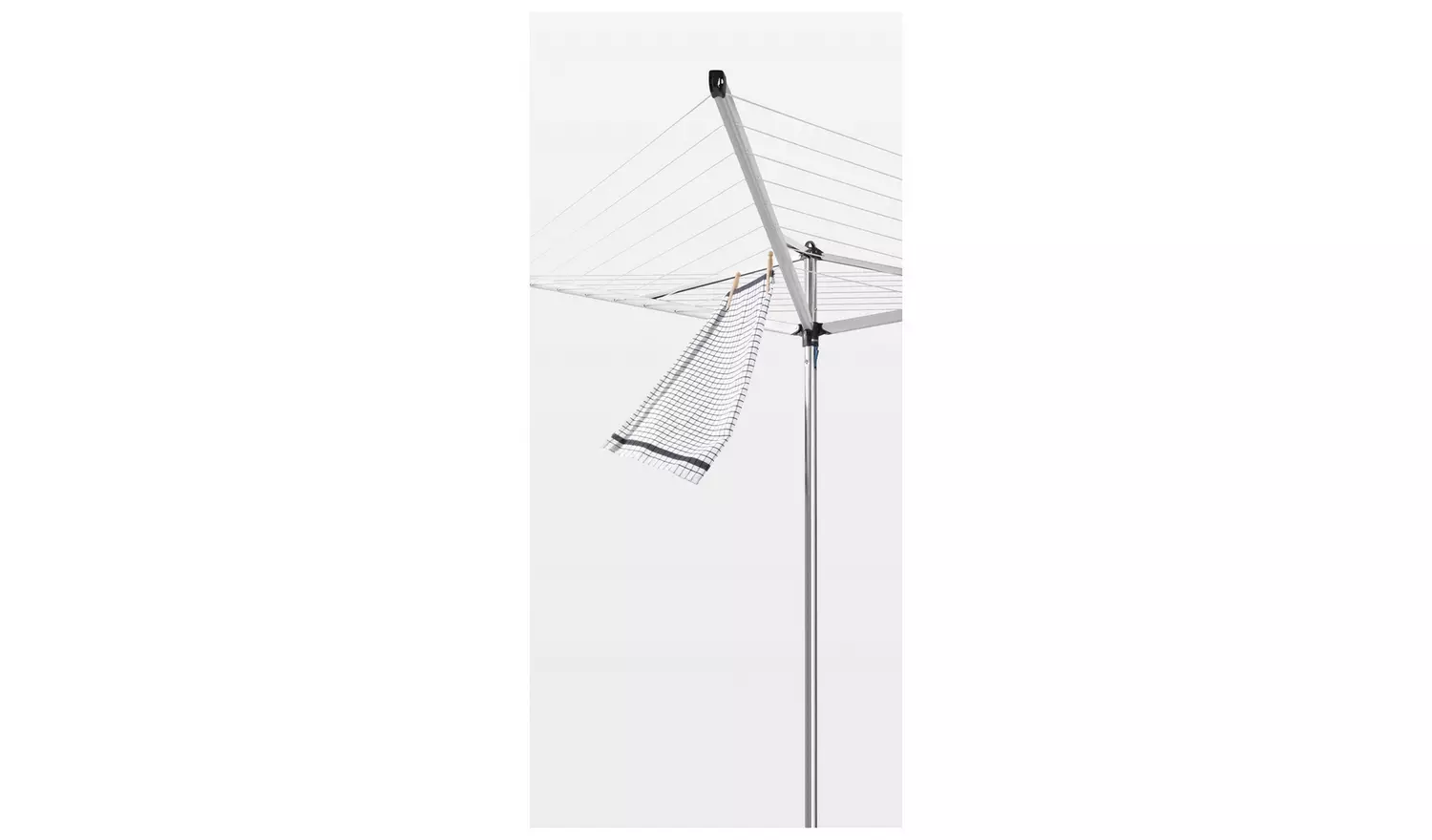 Brabantia Essential 30m 3 Arm Rotary Airer with Ground Tube