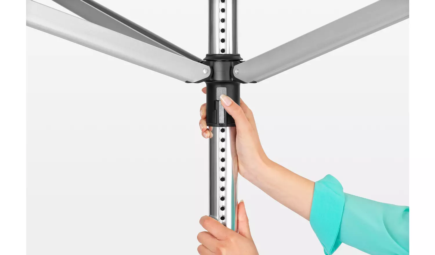 Brabantia 60m Lift-O-Matic Washing Line with Ground Spike