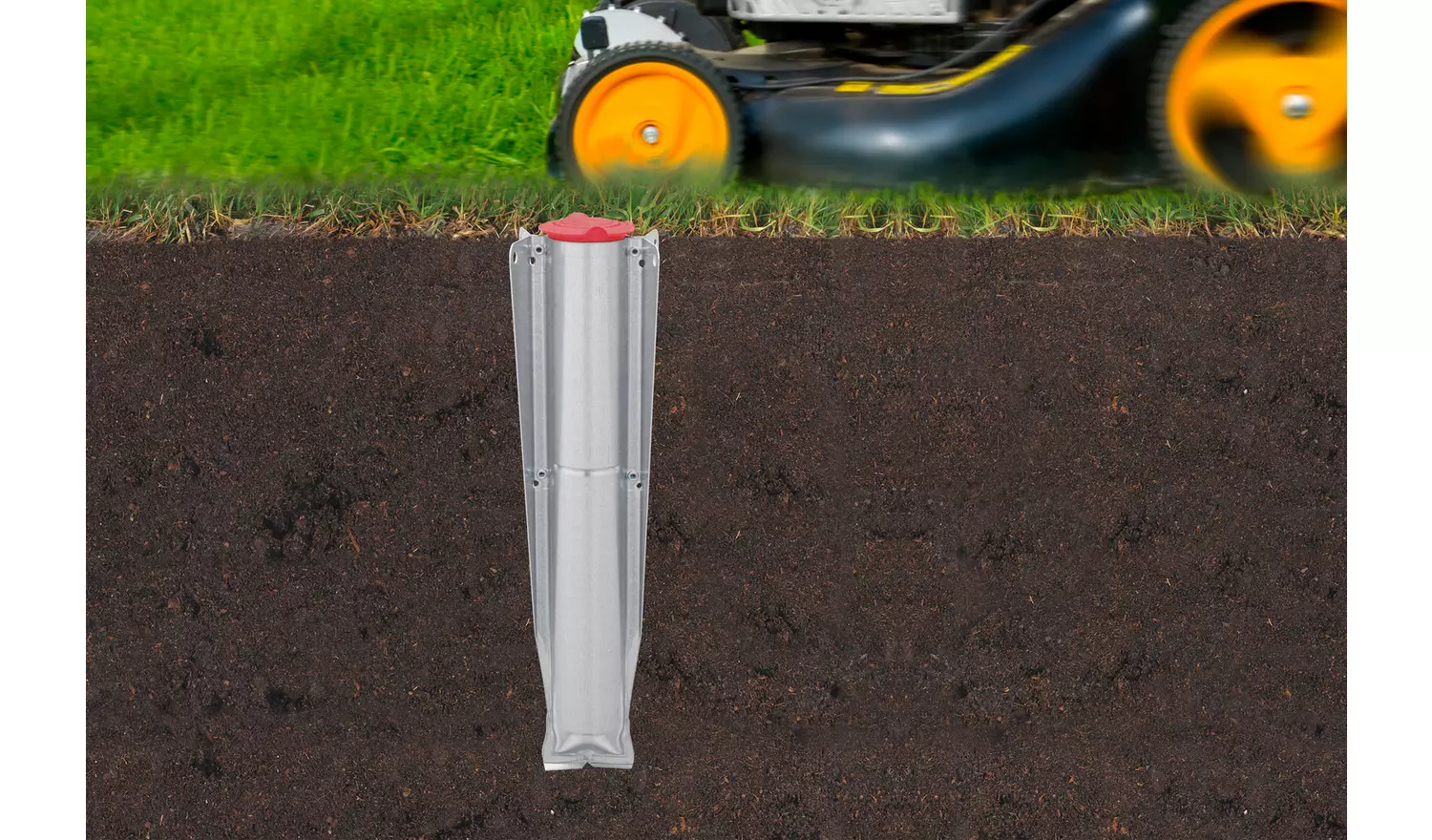 Brabantia 60m Lift-O-Matic Washing Line with Ground Spike