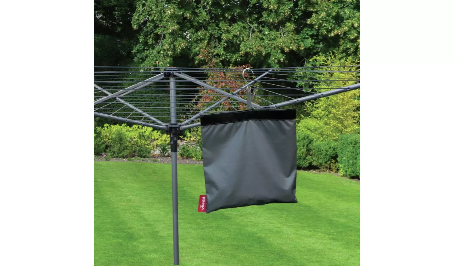 Vileda 50m 4 Arm Rotary Outdoor Washing Line