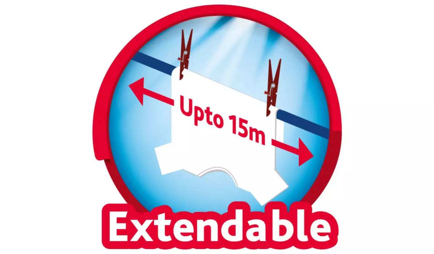 Vileda Cordomatic Retractable Washing Line