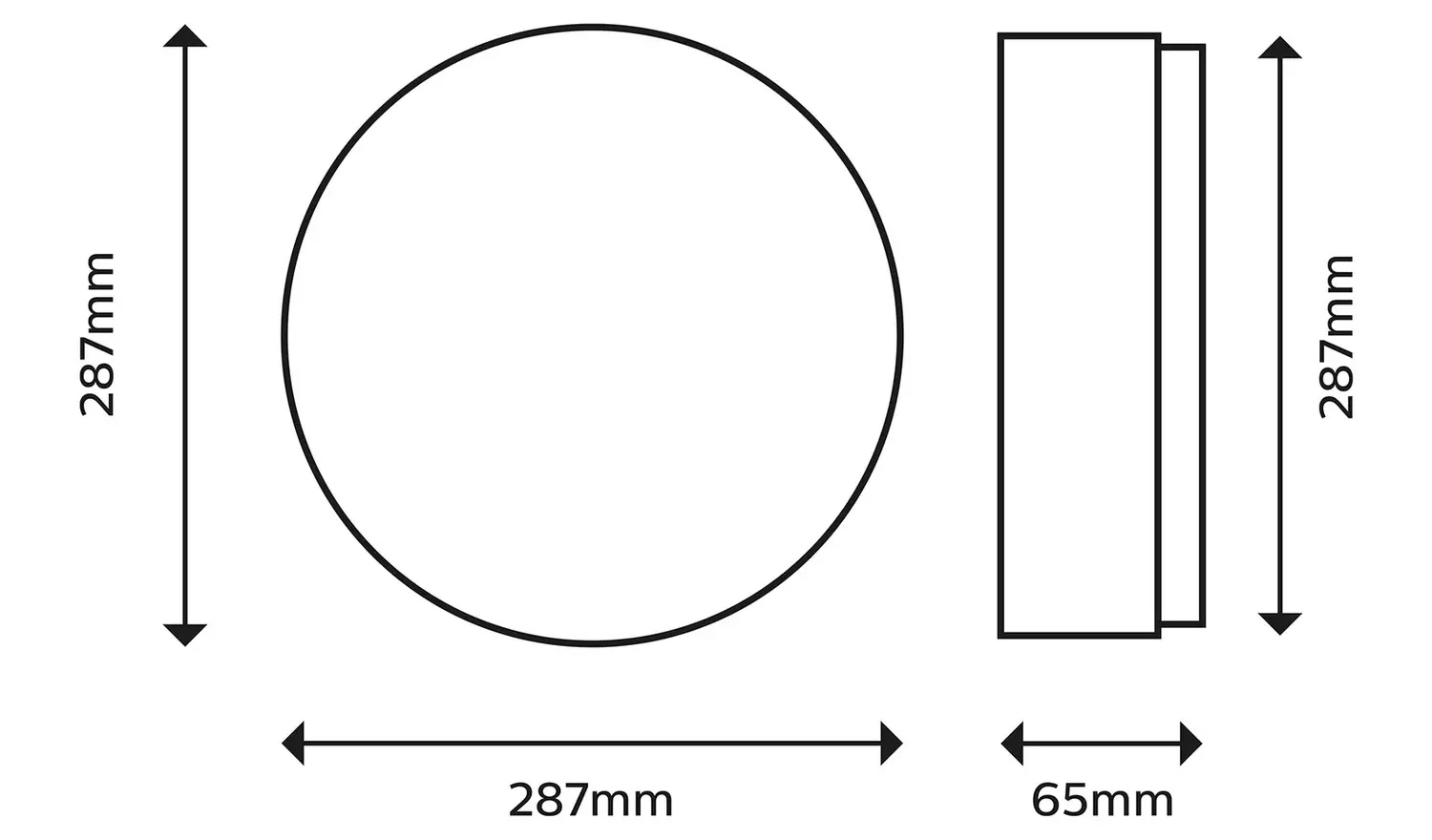 Philips Spray Bathroom Luminaire LED Ceiling Light - Silver