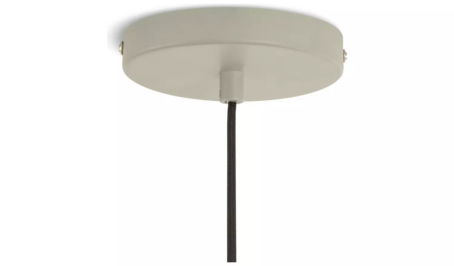 Habitat Cone Large 39cm Metal Ceiling Pendant Light - Sage
