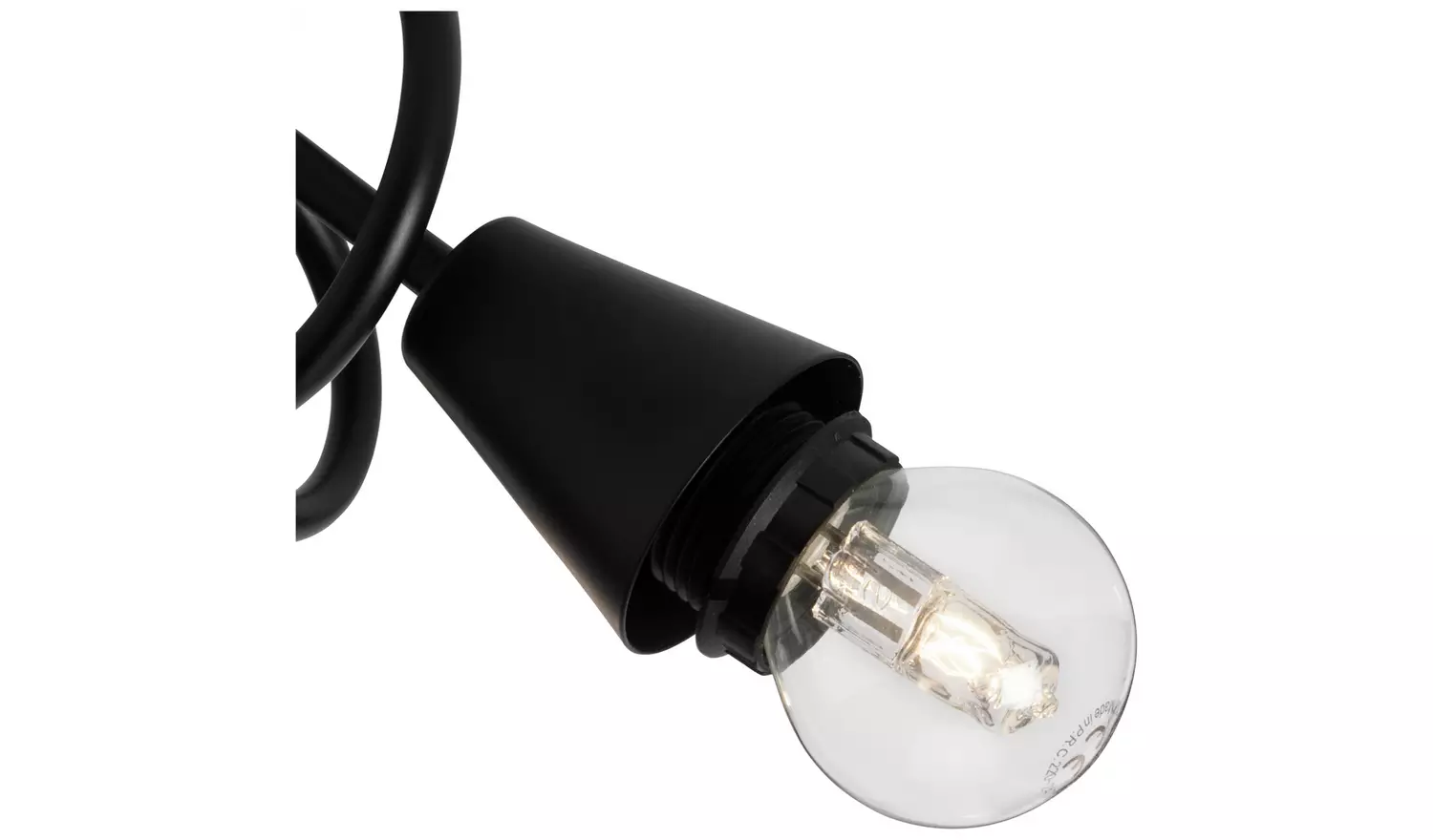 Argos Home Curico Metal 3 Light Flush Ceiling Light - Black