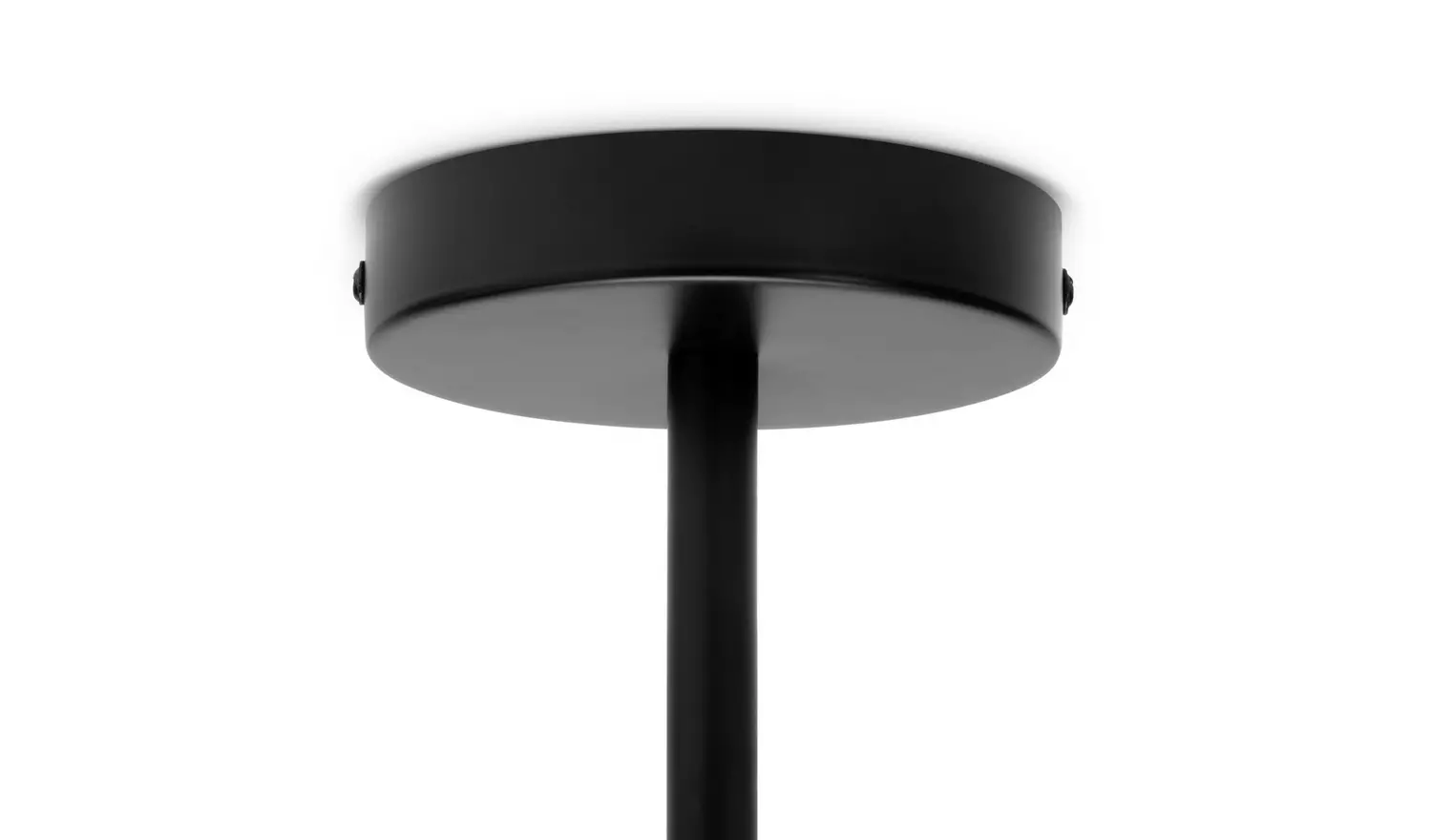 Habitat Opal Metal Bathroom Flush Ceiling Light - Black