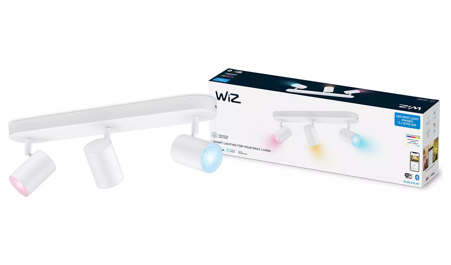 Philips Imageo Metal 3 Light LED Spotlight - White