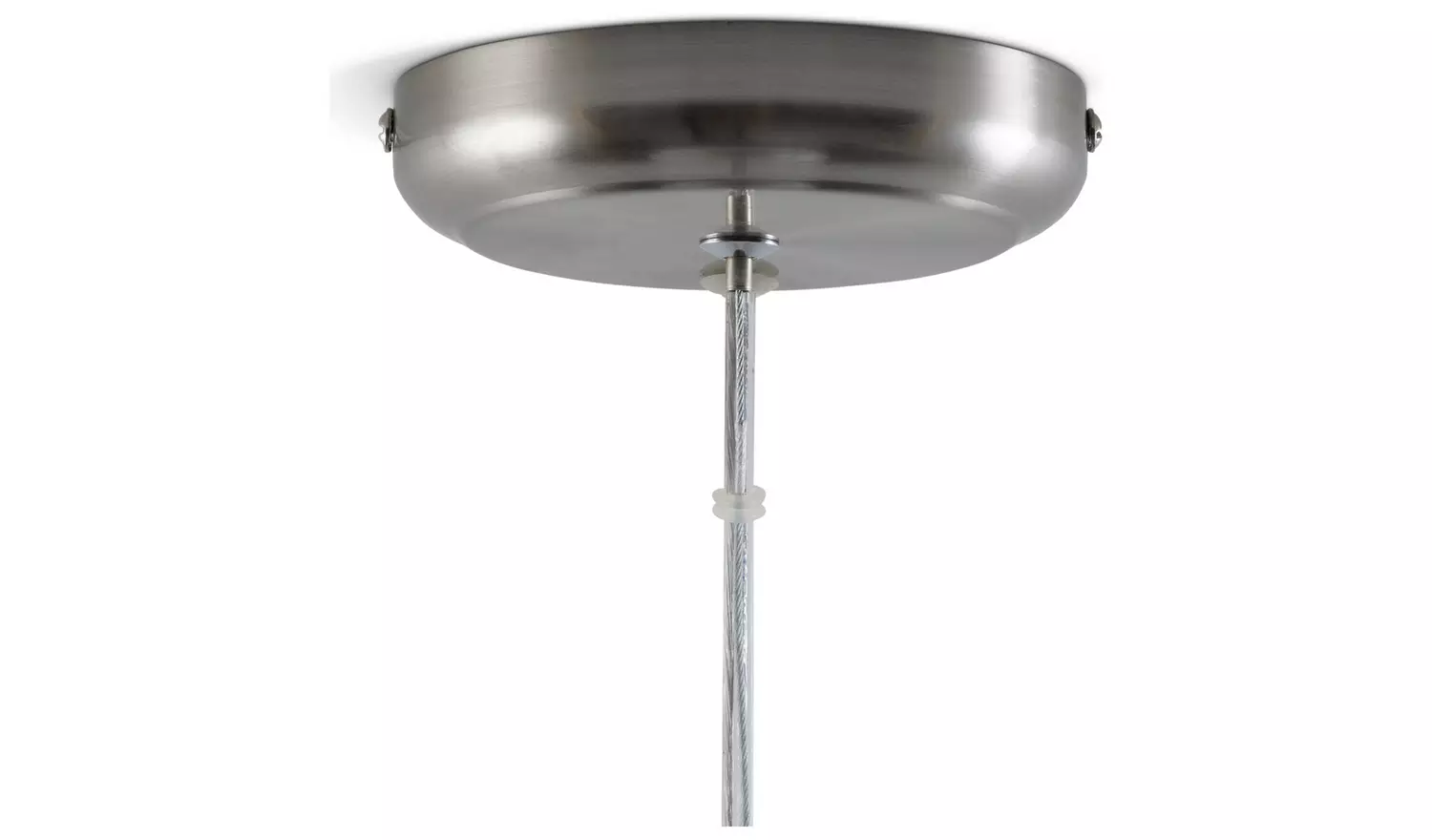 Habitat White Confetti Metal&Glass Ball Pendant Light- White