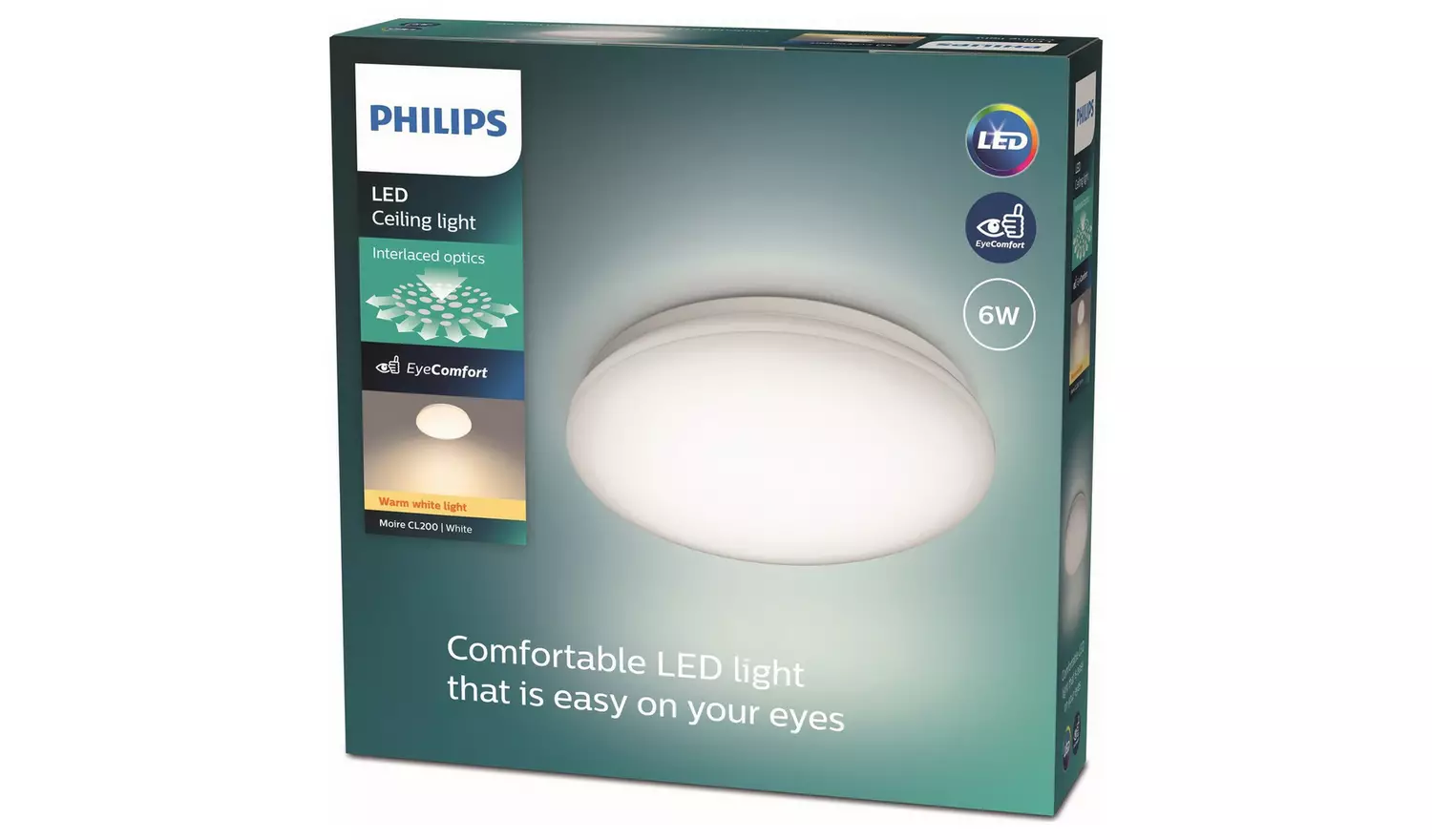 Philips LED Moire Indoor Ceiling Light - White