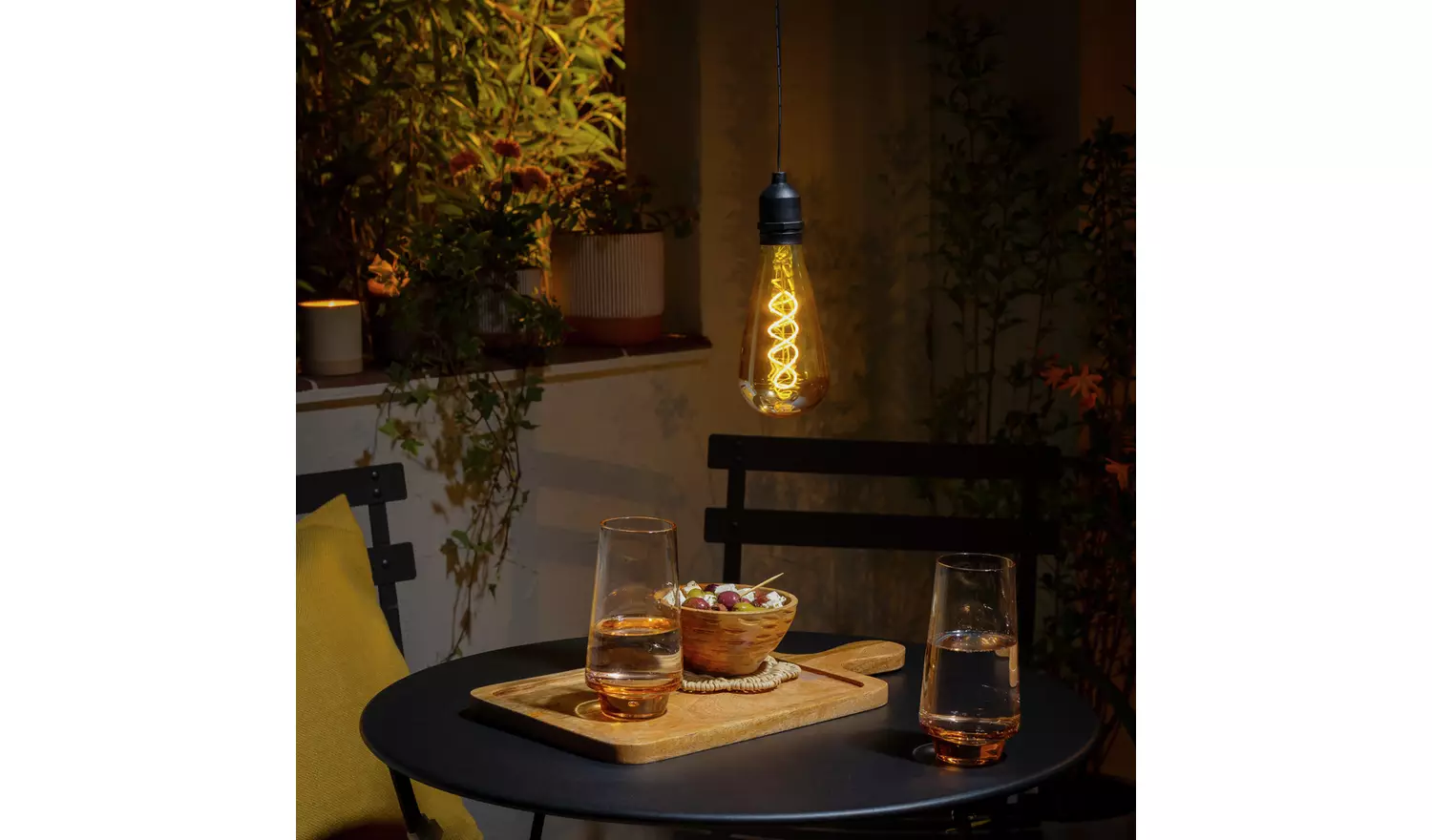 Habitat Warm White Filament Battery Hanging Light