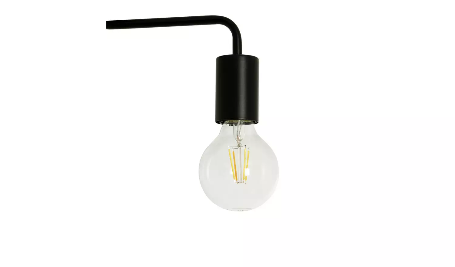 Habitat Rayner 3 Light Flush Ceiling Light - Black