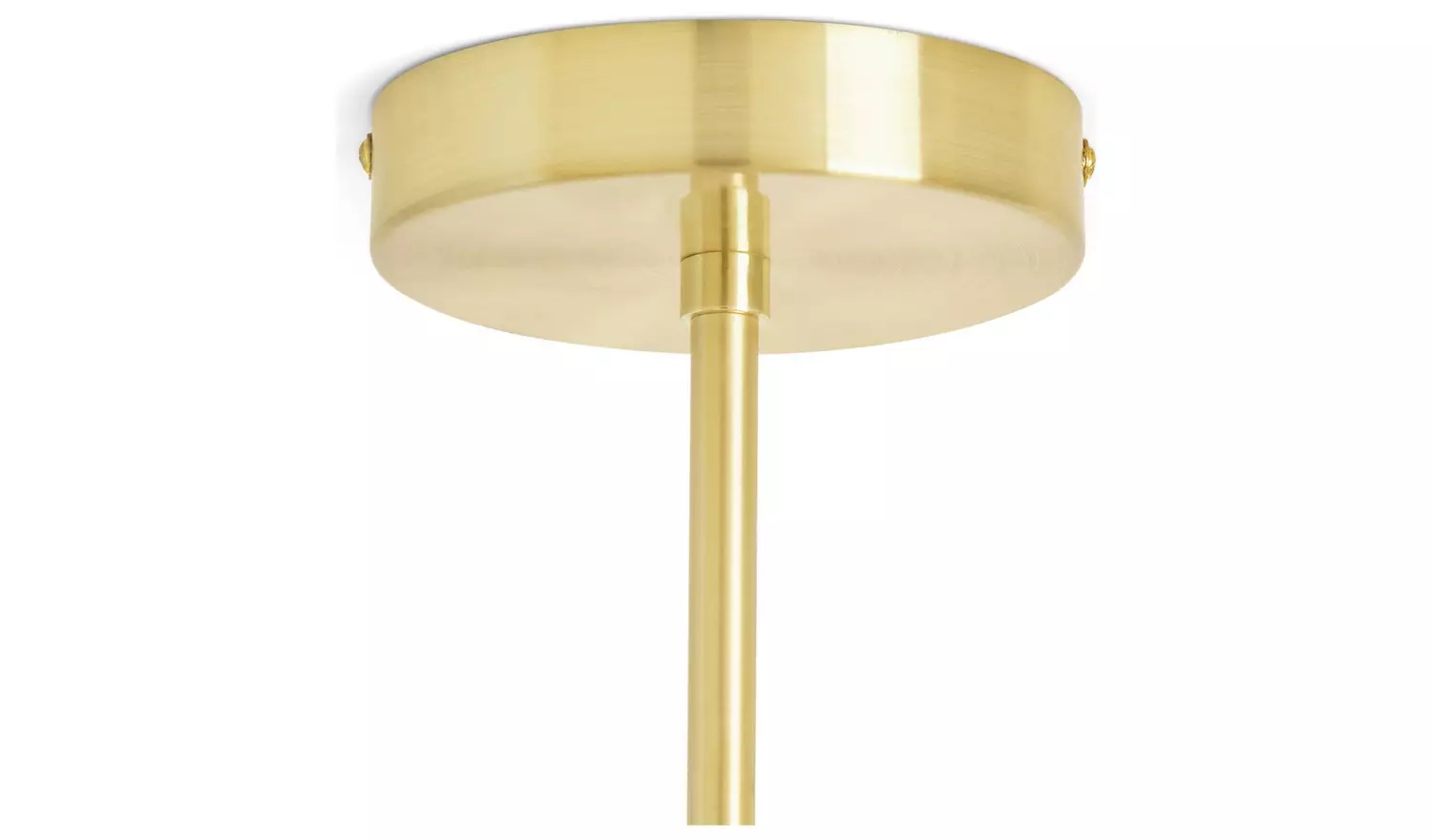 Habitat Cone Metal 2 Light Pendant Bar Light - Brass