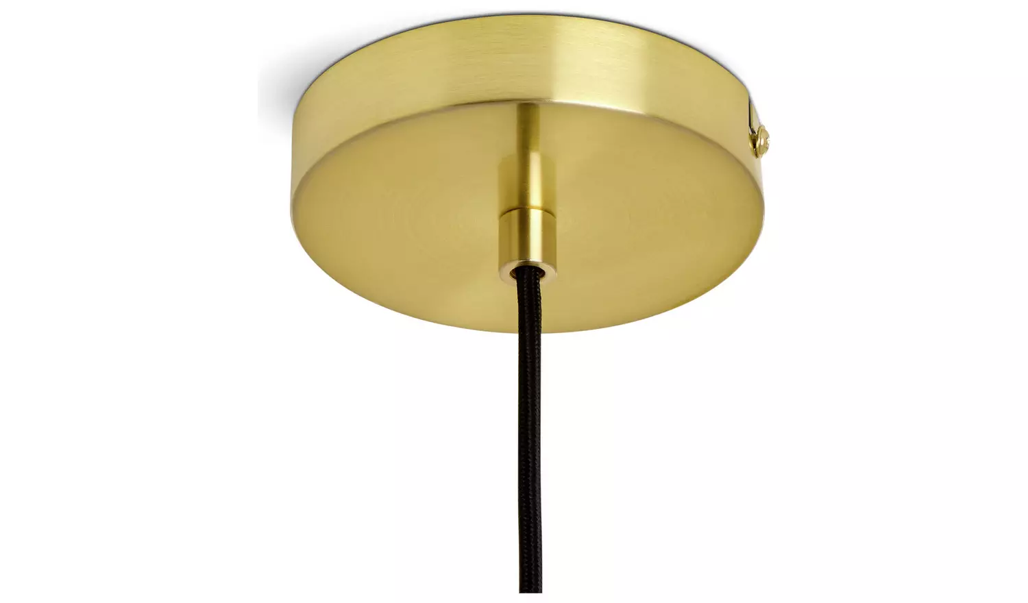 Habitat Boyd Glass Pendant Light - Brass