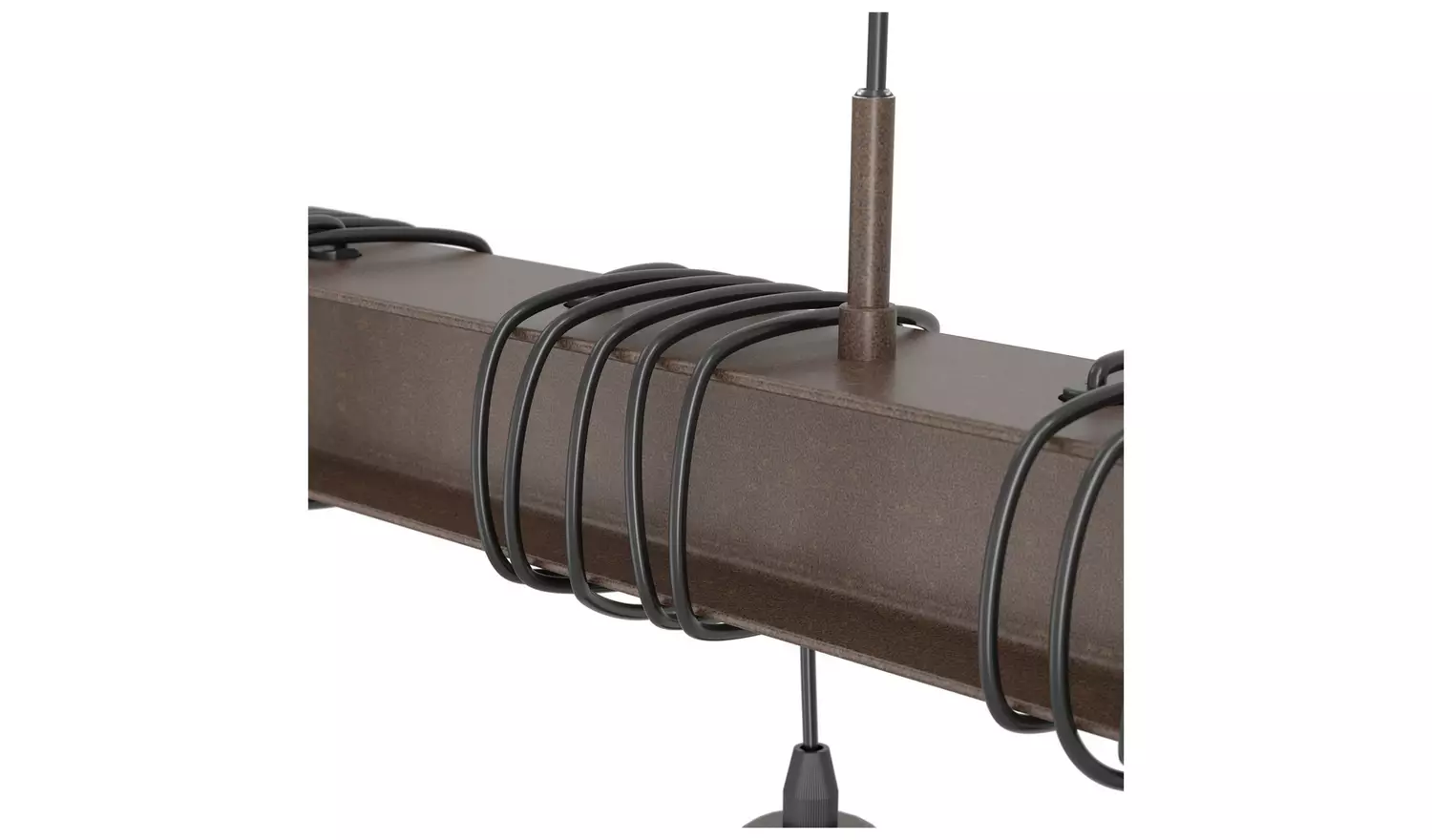 EGLO Townshend Steel 4 Light Ceiling Light - Antique Brass