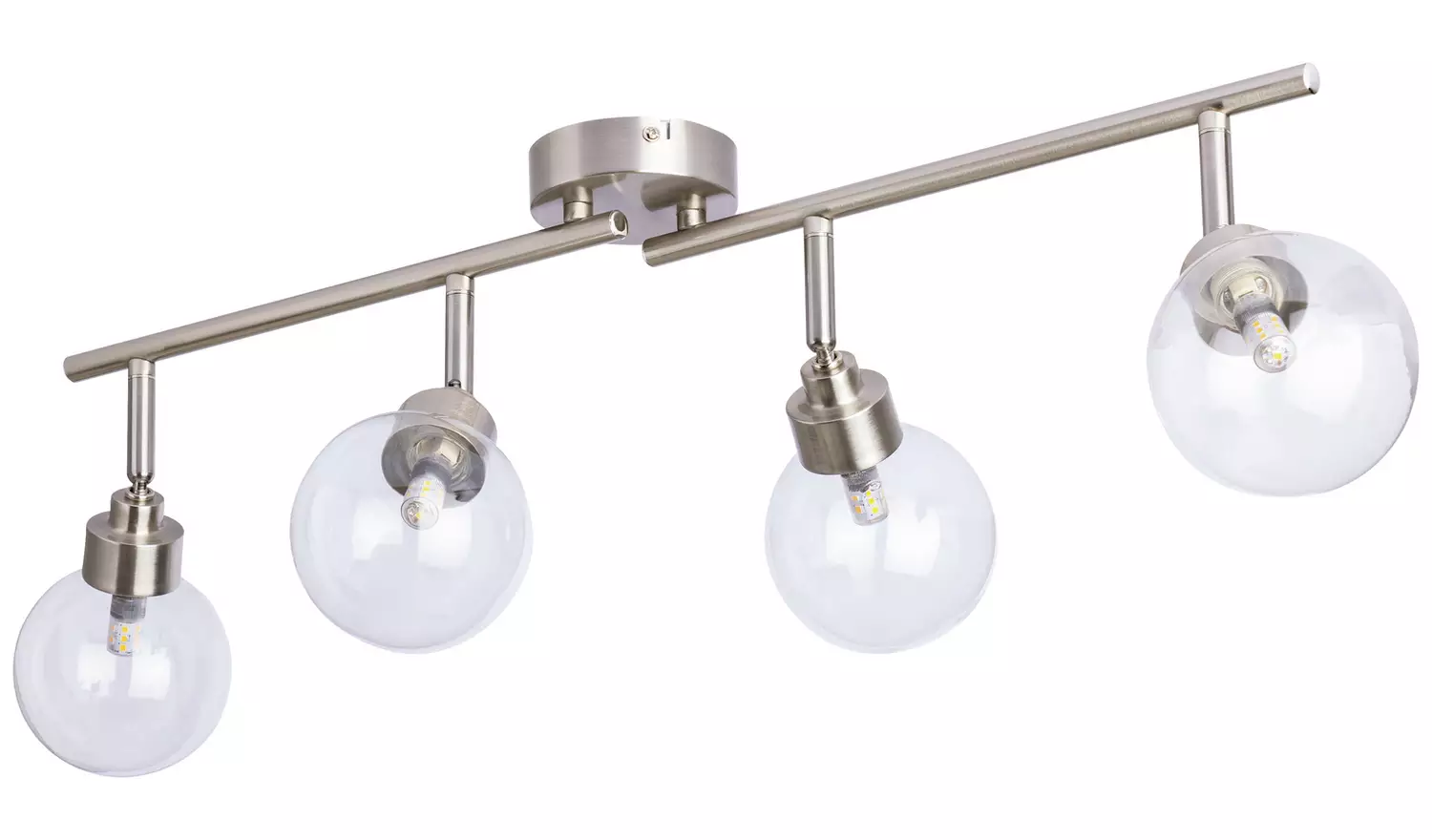 Habitat Tay 4 Lights Stainless Steel Spotlight - Chrome