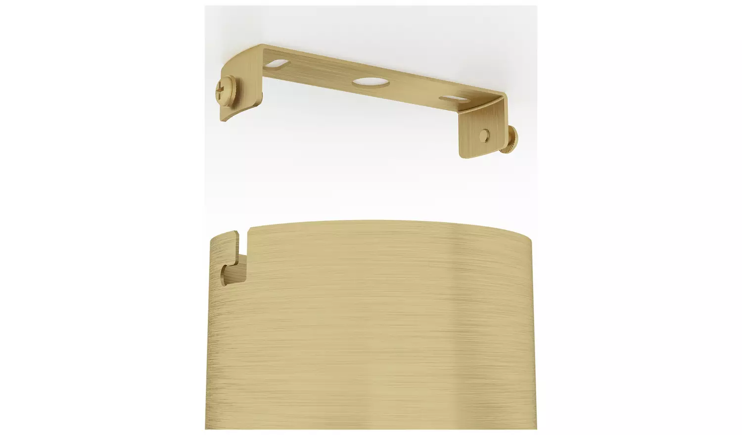 EGLO Aieta Steel LED Flush Ceiling Light - Black & Gold