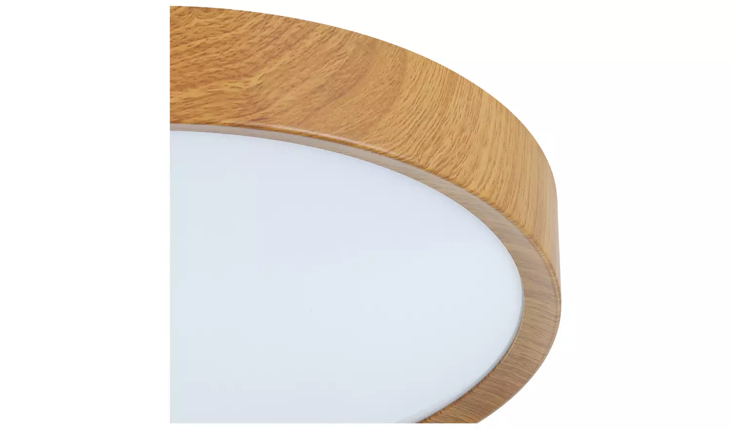 EGLO Musurita LED Flush Ceiling Light - Natural Wood