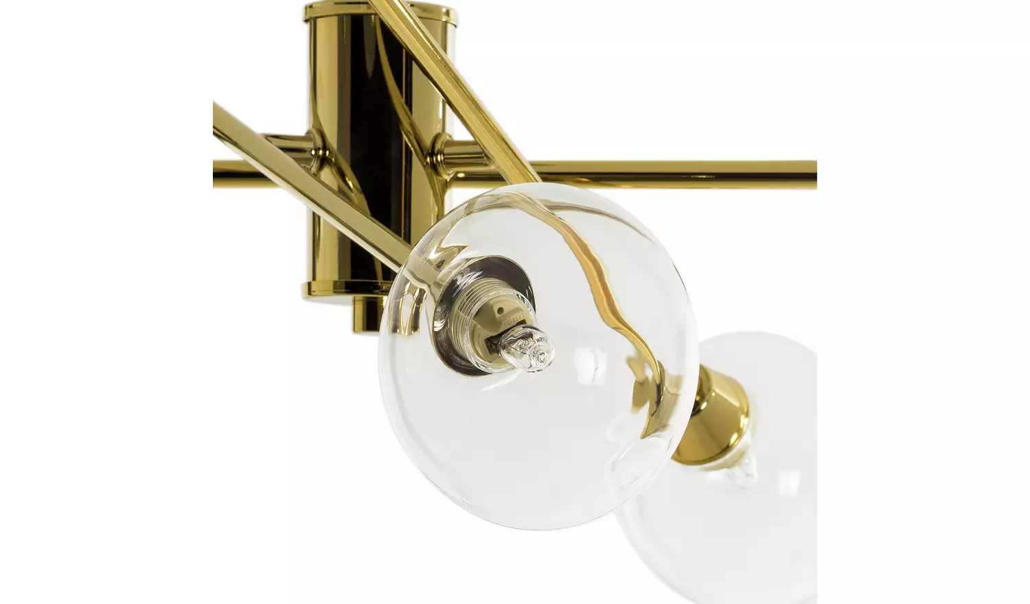 Habitat Sputnik Glass 6 Light Pendant Light – Gold