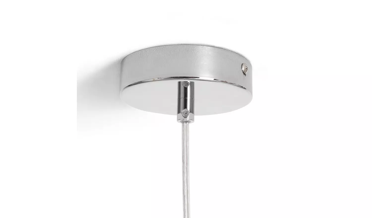 Habitat Sputnik Glass 6 Light Pendant Light - Chrome