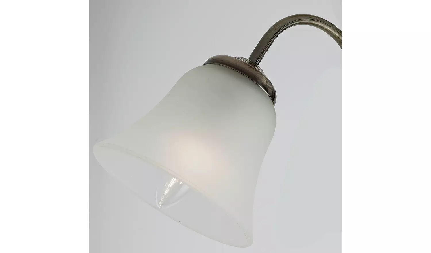 Argos Home Elisa 3 Light Glass Ceiling Light - Antique Brass