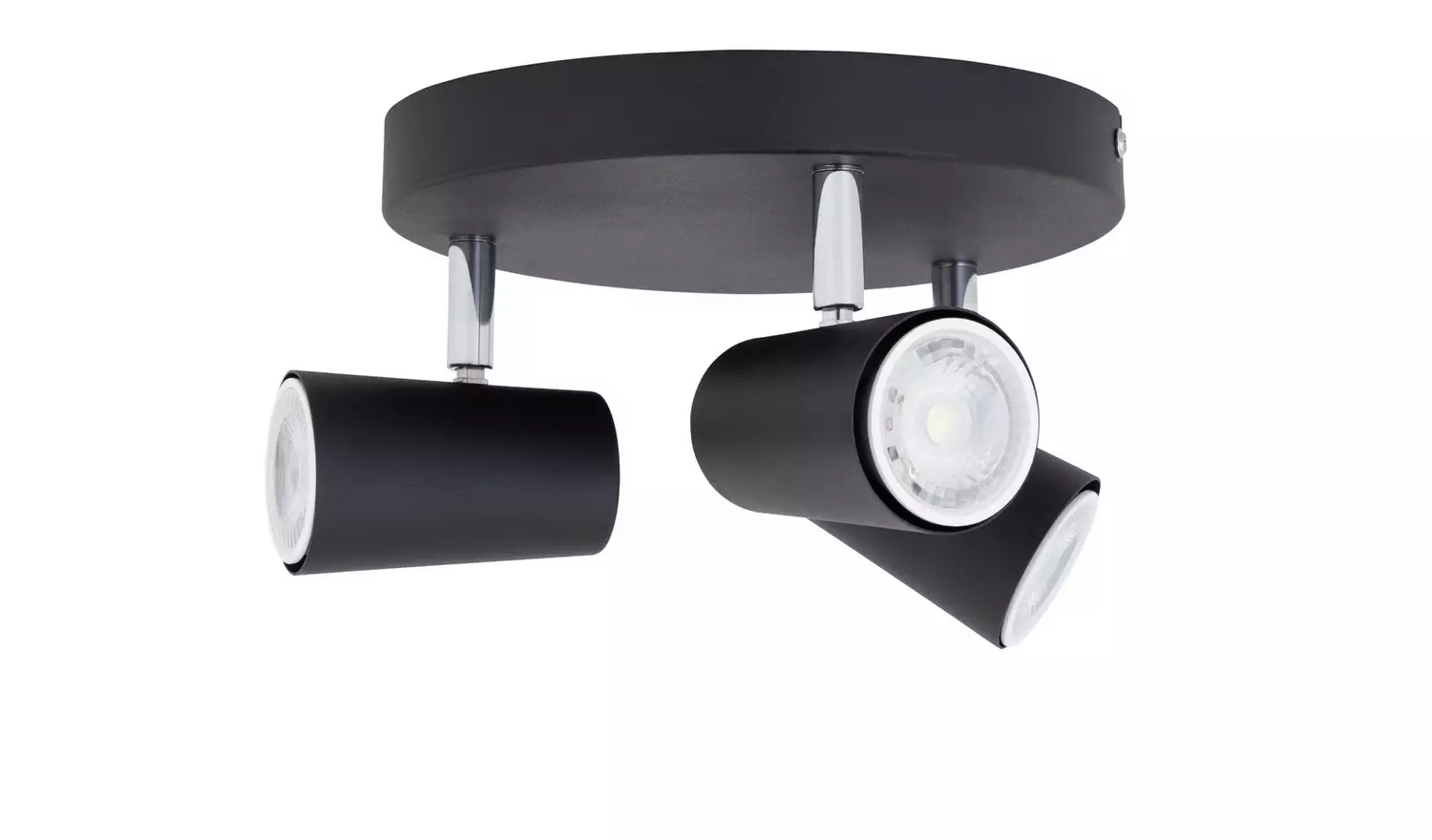 Argos Home 3 Light Spotlight Plate - Matt Black