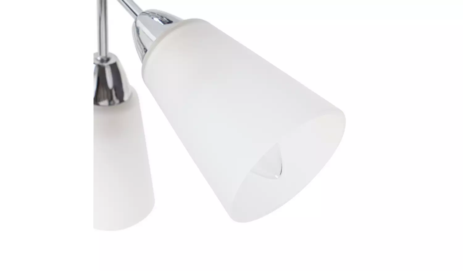 Argos Home Parton 3 Light Flush to Ceiling Light - Chrome