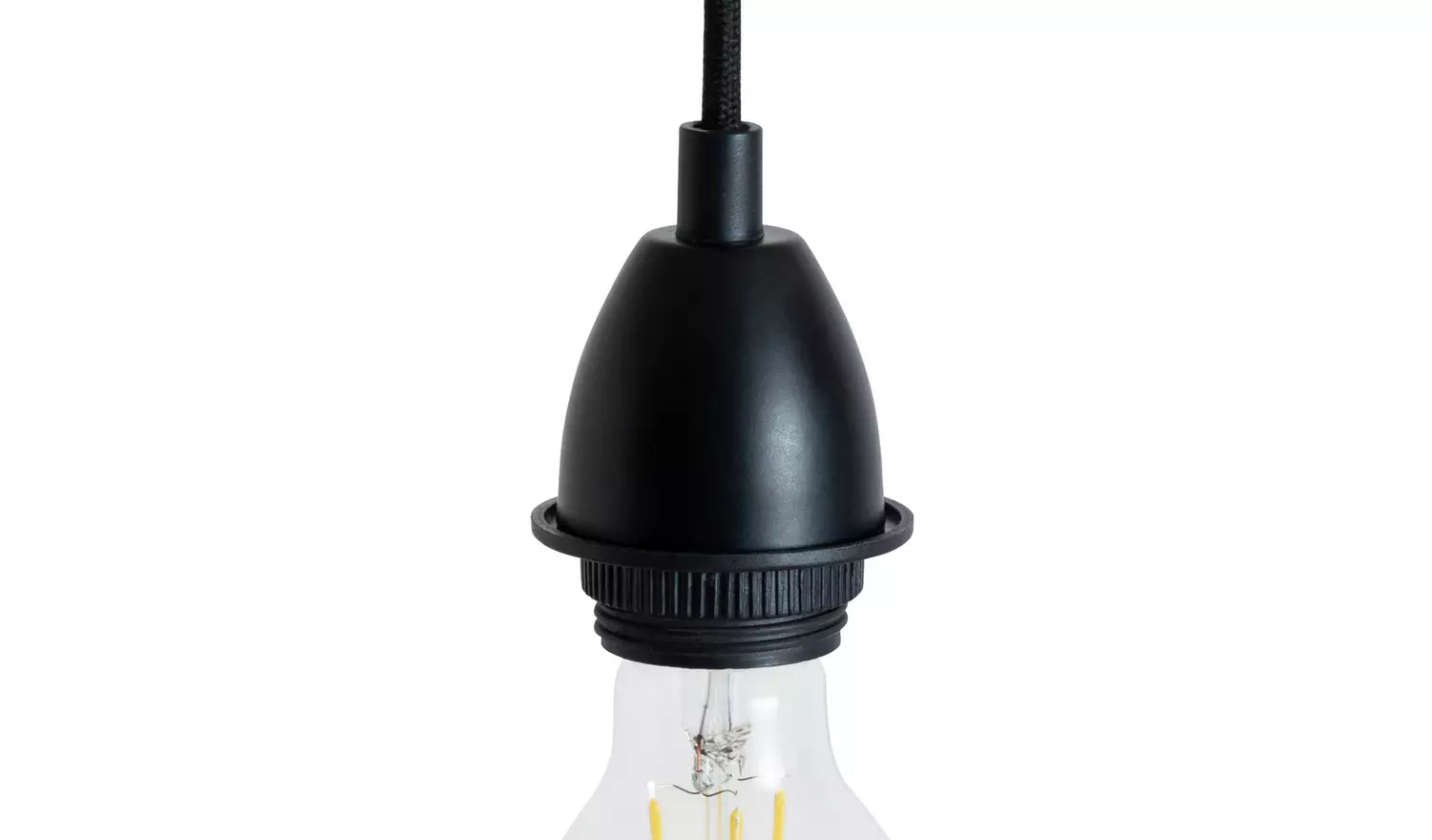 Habitat Pendel Electric Light Fitting Black 1.2M