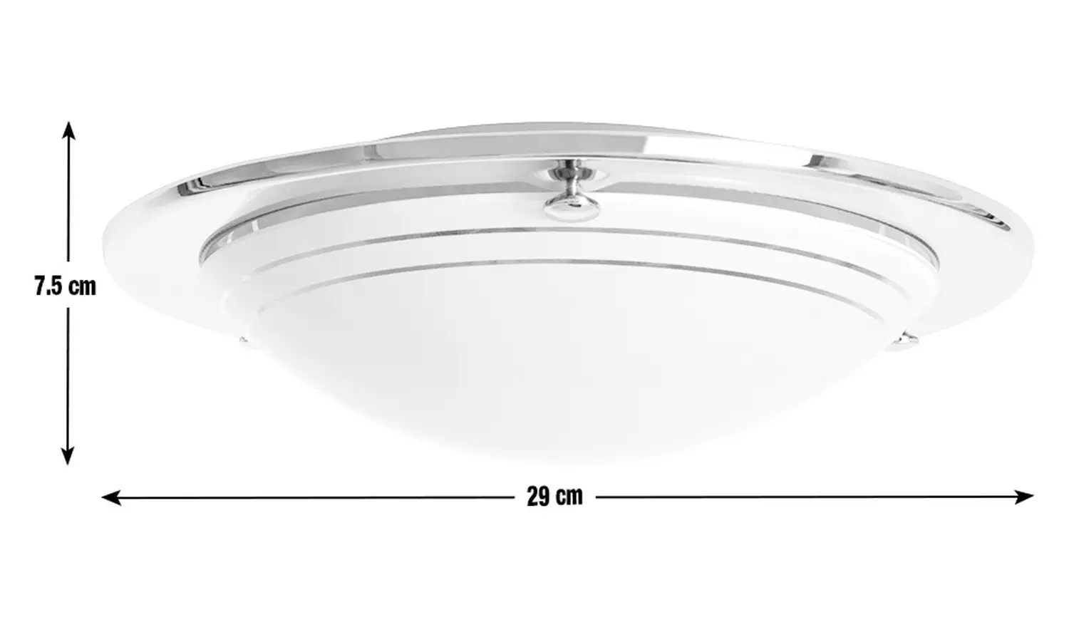 Argos Home Flush light Fitting - Chrome