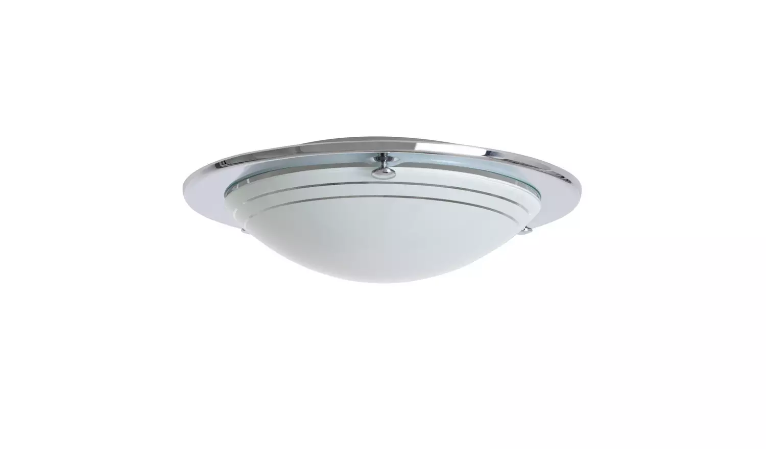 Argos Home Flush light Fitting - Chrome