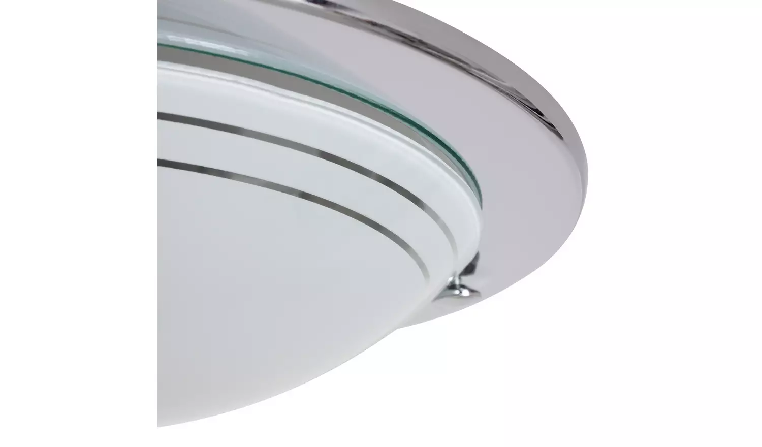 Argos Home Flush light Fitting - Chrome
