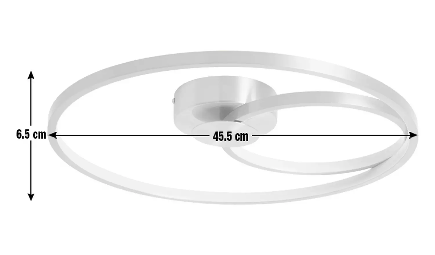 Habitat Pill Metal LED Flush Ceiling Light - Brushed Brass