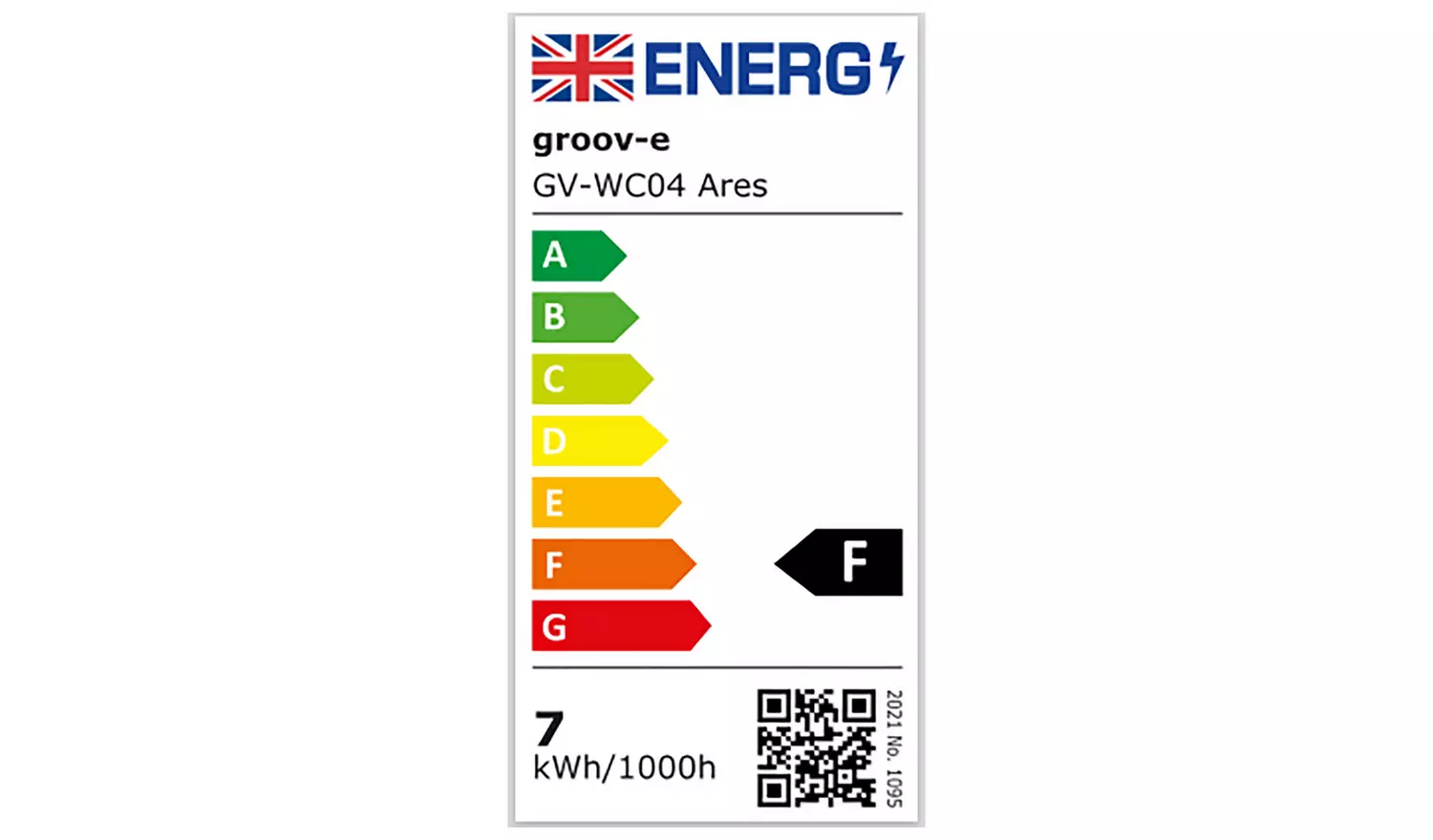 Groov-e Ares LED Charging Desk Lamp - White